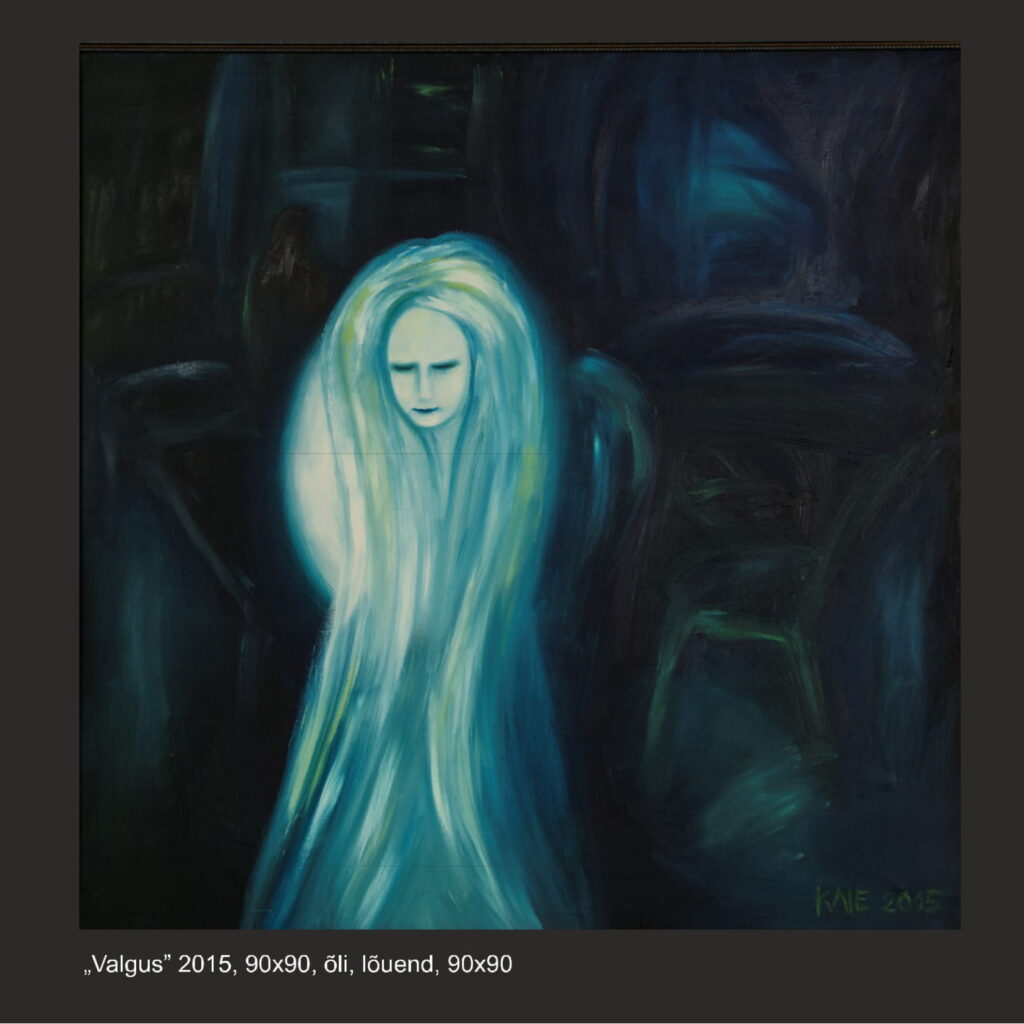 "Valgus" õli, lõuend, 90x90 2015a 550€