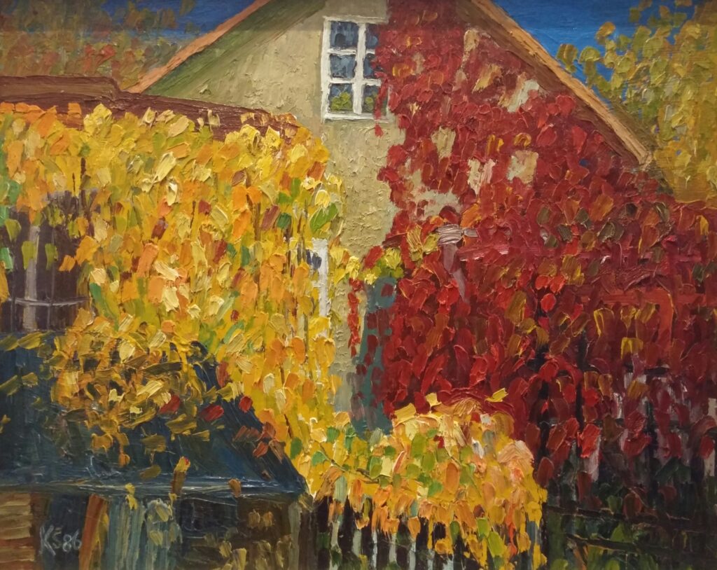 Väädid (õli, masoniit) 65x80 1986 350€