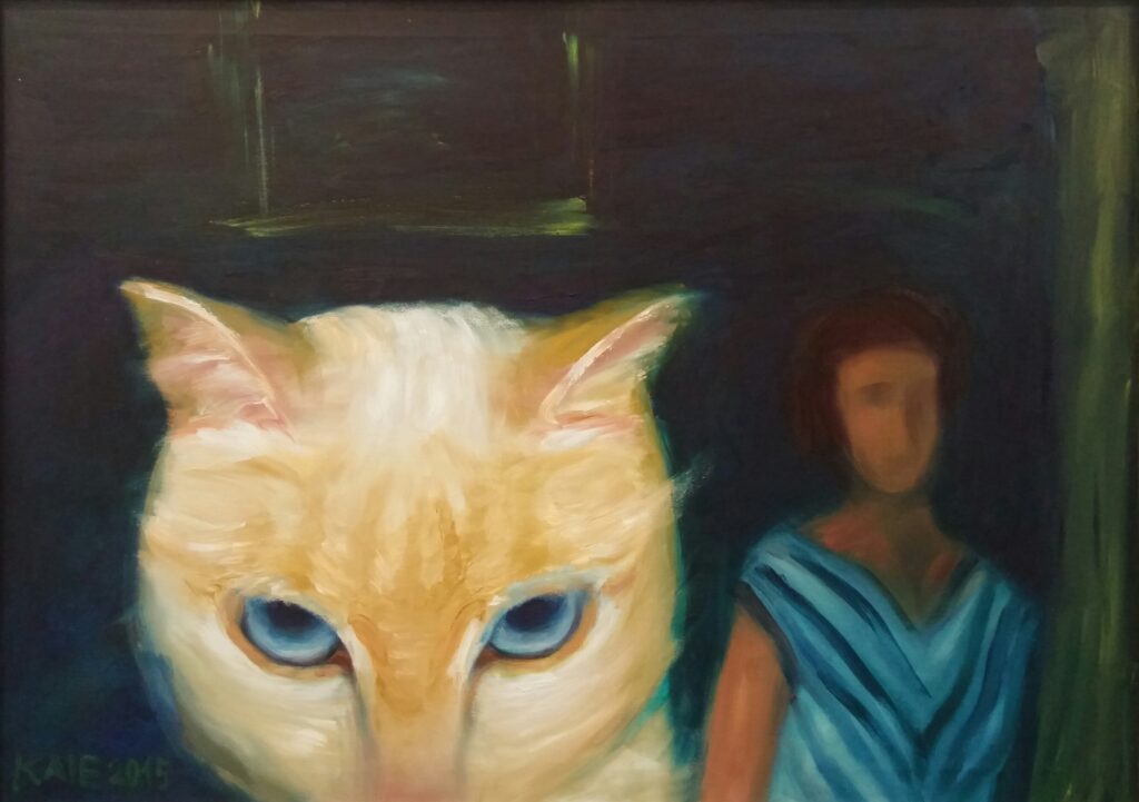 Sinised silmad (õli, lõuend) 2015 50x70 250€