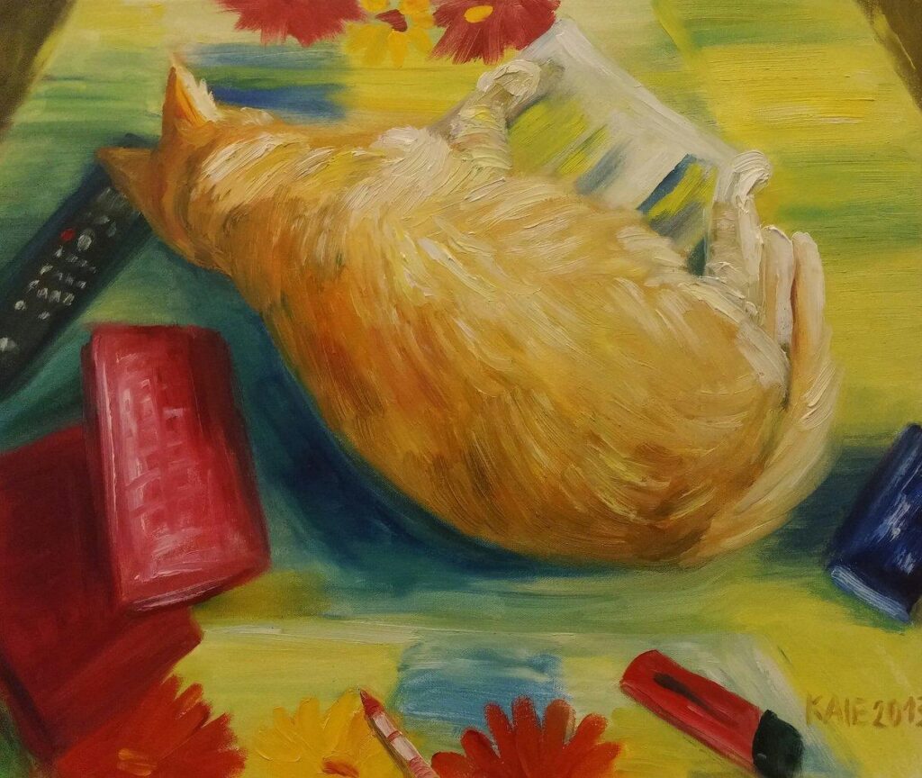 "Ilus elu II" (õli, lõuend) 2013a 50x60 300€
