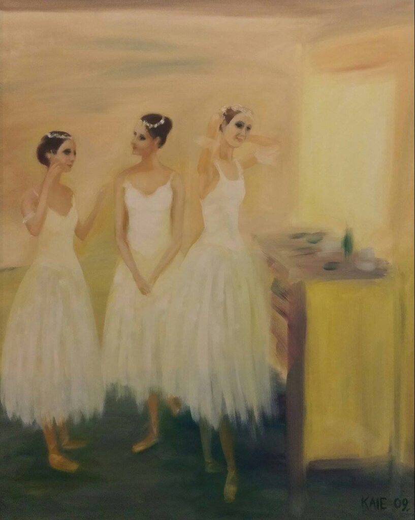 "Vaheajal" 2009a (õli,lõuend) 81x65 350€